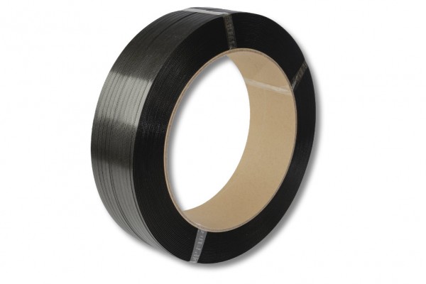 PP Umreifungsband 16,0 x 0,50 mm x 2.000 lfm, 406 mm Kern, schwarz