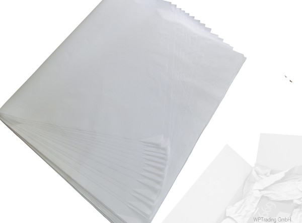 extra feines Seidenpapier 37,5 cm x 50 cm, weiß