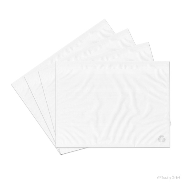 Lieferscheintaschen aus Pergamin-Papier, C5, 23,5 x 17,5 cm, Transparent